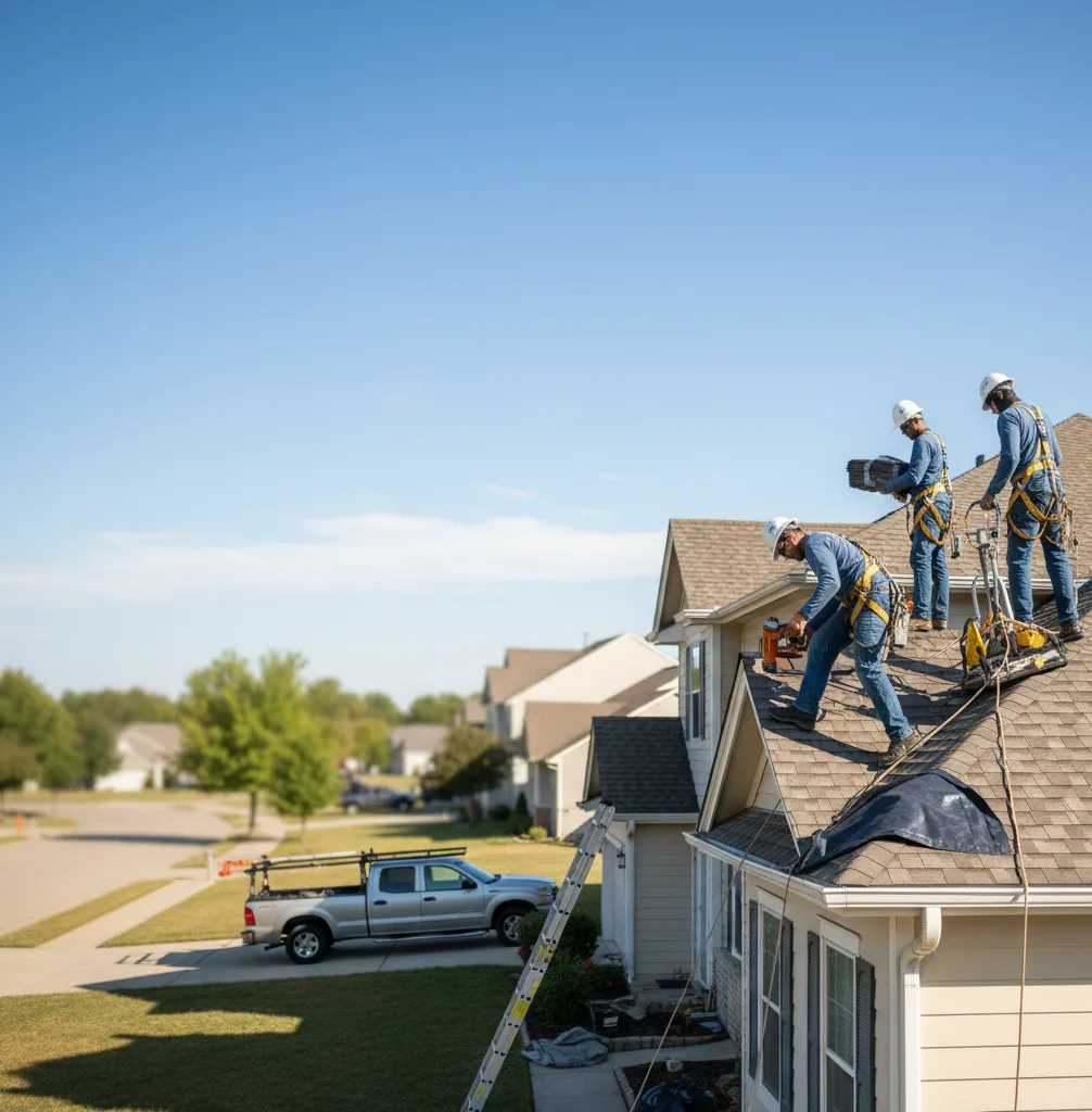 Roof Repair in Hicksville